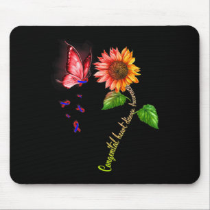 Schmetterling Sonnenblume Angeborenes Herzleiden b Mousepad