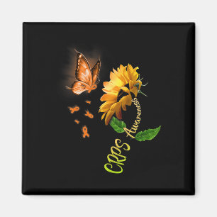 Schmetterling Sonnenblume CRPS Bewusstsein Magnet