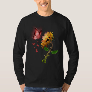 Schmetterling Sonnenblume Hirschsprung-Krankheit B T-Shirt