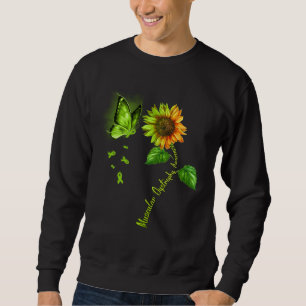 Schmetterling Sonnenblume Muskeldystrophie-Bewusst Sweatshirt