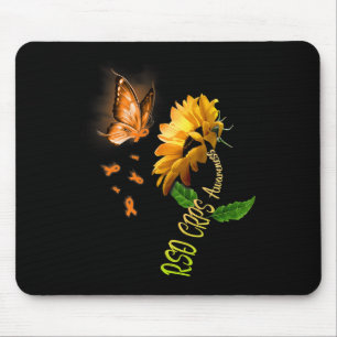 Schmetterling Sonnenblume Rsd Crps Bewusstsein 1 Mousepad