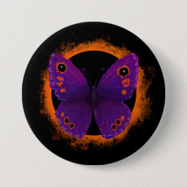Schmetterling Soular Eclipse Knopf Button