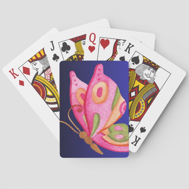 Schmetterling Spielkarten (Rückseite)