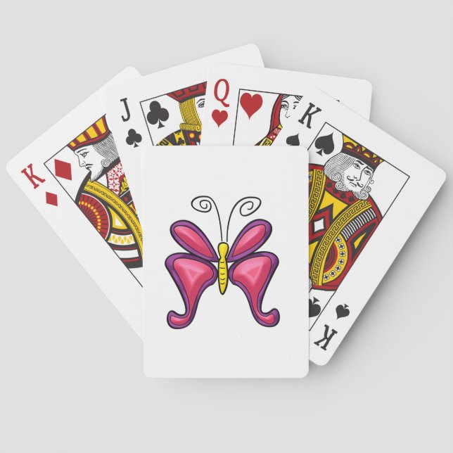 Schmetterling Spielkarten (Rückseite)