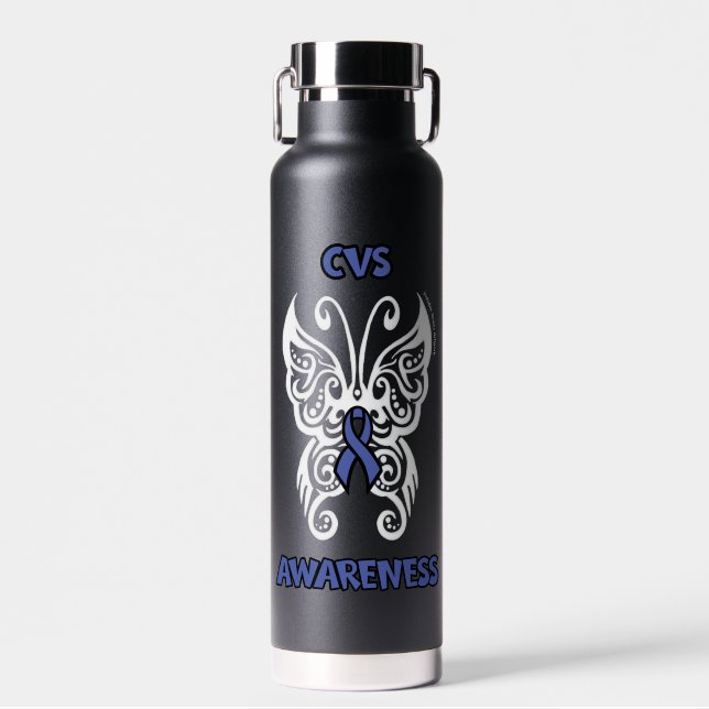 Schmetterling/Stamm...CVS Trinkflasche (Vorne)
