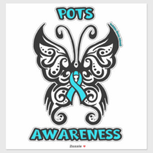 Schmetterling/Stamm...POTS Aufkleber