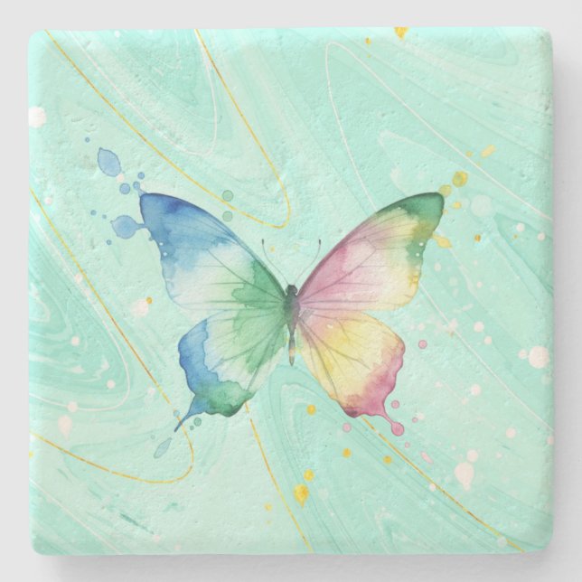 Schmetterling Steinuntersetzer (Vorderseite)