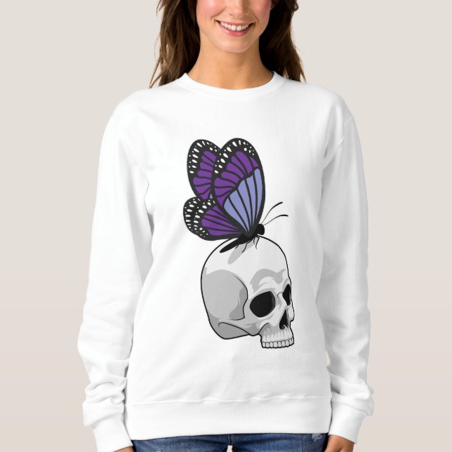 Schmetterling Sweatshirt (Vorderseite)