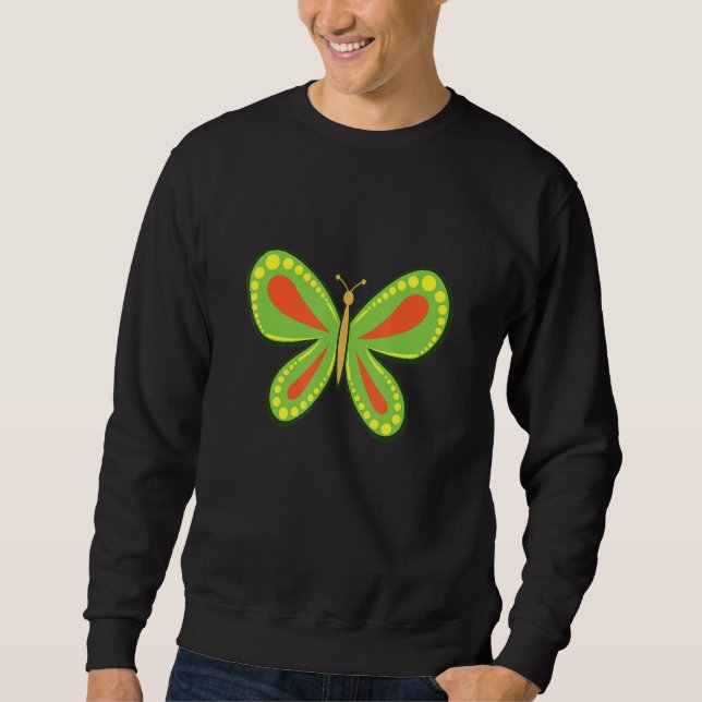Schmetterling Sweatshirt (Vorderseite)