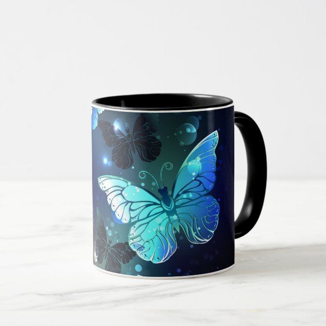 Schmetterling Tasse (VorderseiteRechts)