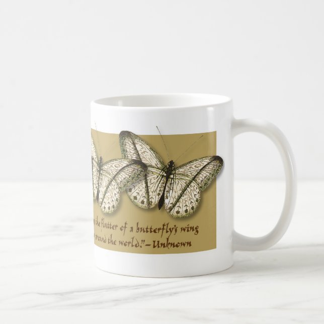 Schmetterling Tasse (Rechts)