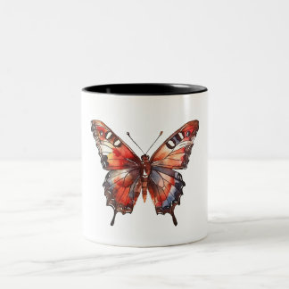 Schmetterling Tasse Vollfarbe 2