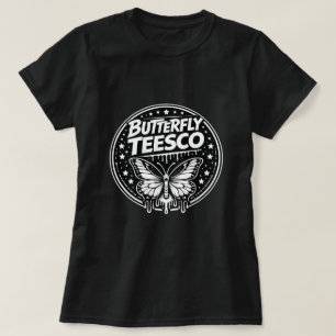 Schmetterling TEESCO Graffiti Schmetterling-Shirt  T-Shirt