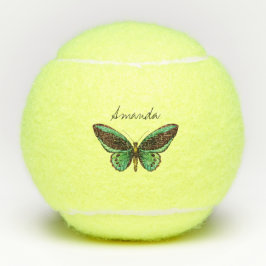 Schmetterling Tennisbälle