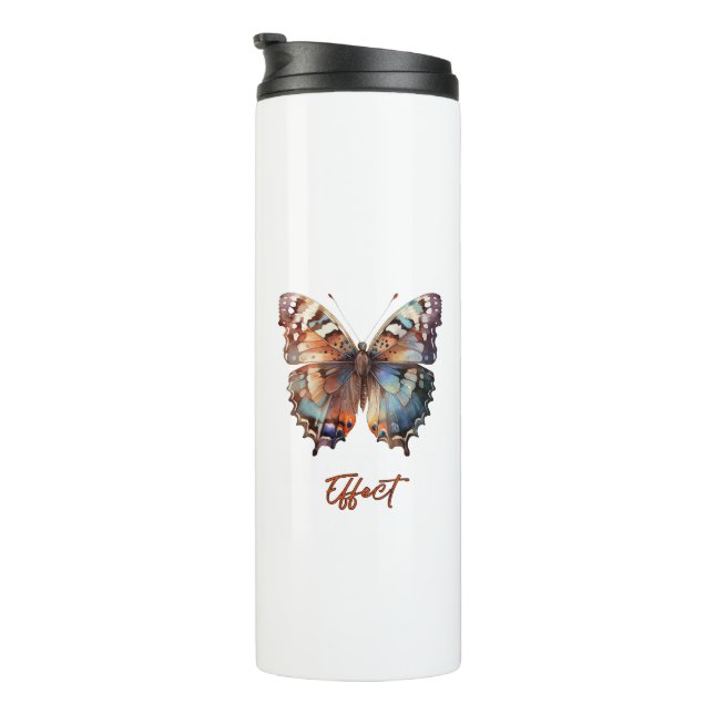 Schmetterling Thermosbecher (Nach rechts gedreht)
