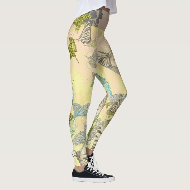 Schmetterling-Tiger  Leggings (Rechts)