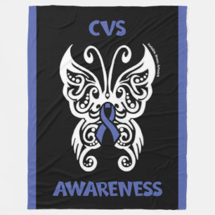 Schmetterling/Tribal...CVS Fleecedecke