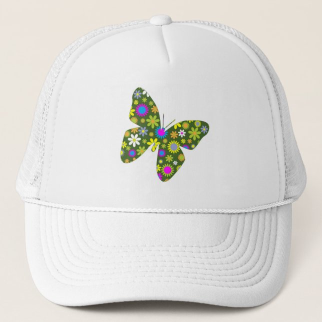 Schmetterling Truckerkappe (Vorderseite)
