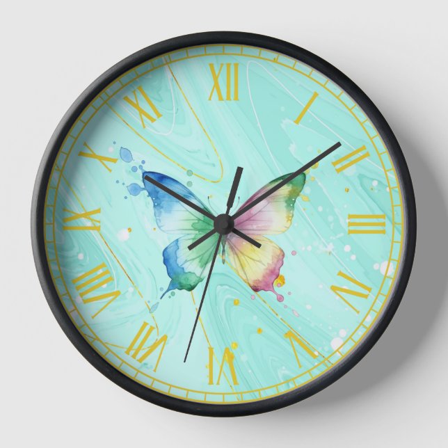 Schmetterling Uhr (Vorderseite)
