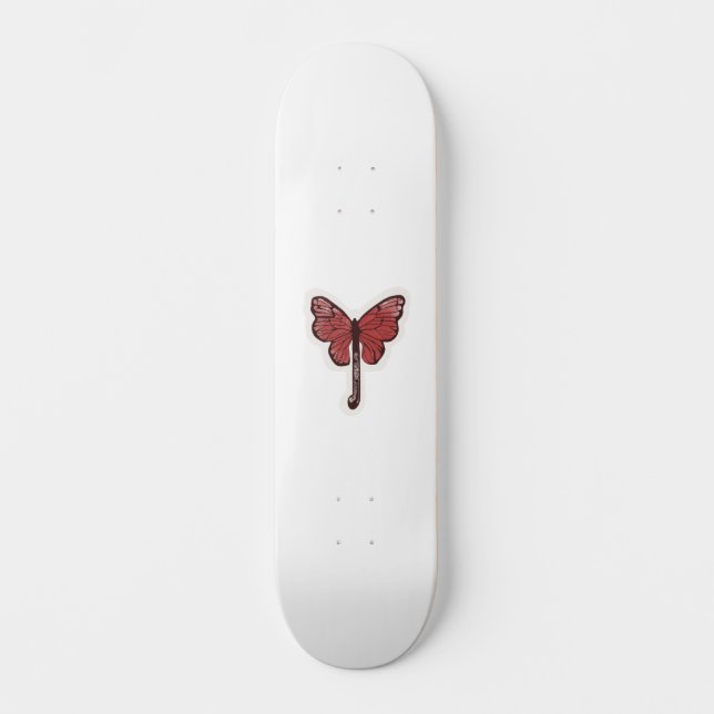Schmetterling Umbrella Fusion Skateboard Deck (Vorderseite)