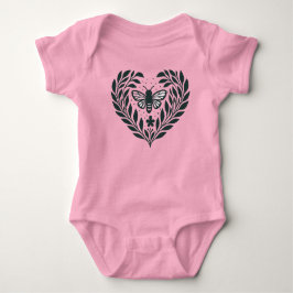 Schmetterling und Äste Baby-T-Shirt Baby Strampler
