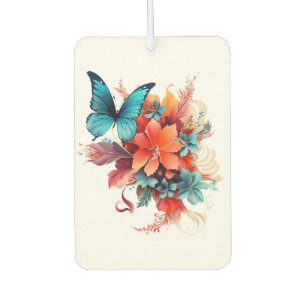 Schmetterling und Blume Autolufterfrischer