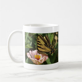 Schmetterling und Blume Kaffeetasse
