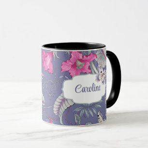Schmetterling und Blume Muttertagsgeschenk Tasse