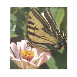 Schmetterling und Blume Notizblock