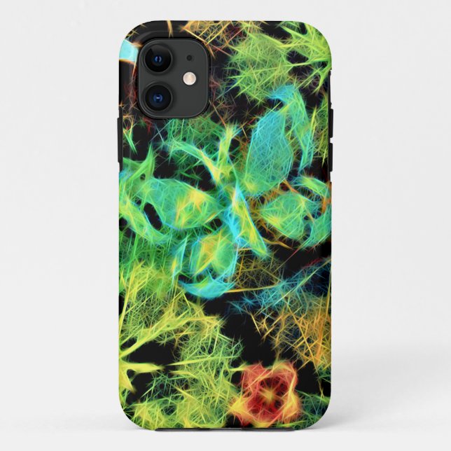 Schmetterling und Blume Rodilius iPhone/iPad Case (Rückseite)