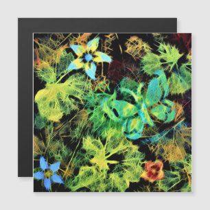 Schmetterling und Blume Rodilius Magnetkarte