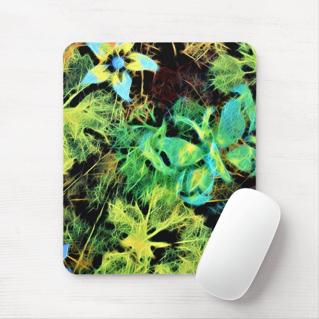 Schmetterling und Blume Rodilius Maus Pad Mousepad (Mit Mouse)