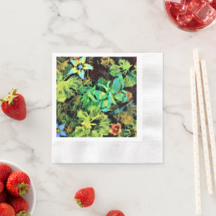 Schmetterling und Blume Rodilius Paper Napkins Serviette