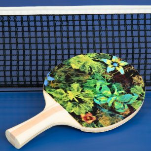 Schmetterling und Blume Rodilius Ping Pong Paddle Tischtennis Schläger