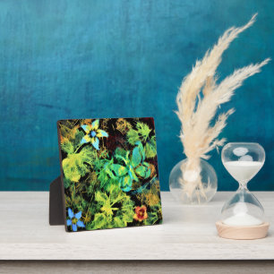 Schmetterling und Blume Rodilius Tabletop Plaque Fotoplatte