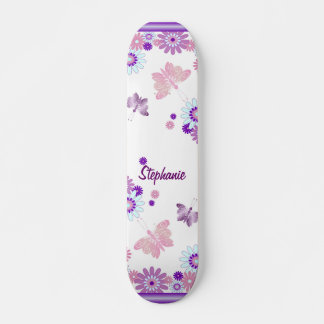 Schmetterling und Blume Skateboard