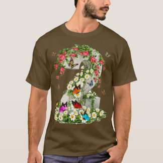 Schmetterling und Blume T-Shirt