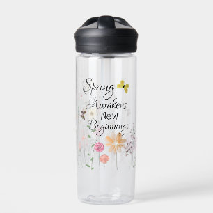 Schmetterling und Blume Trinkflasche