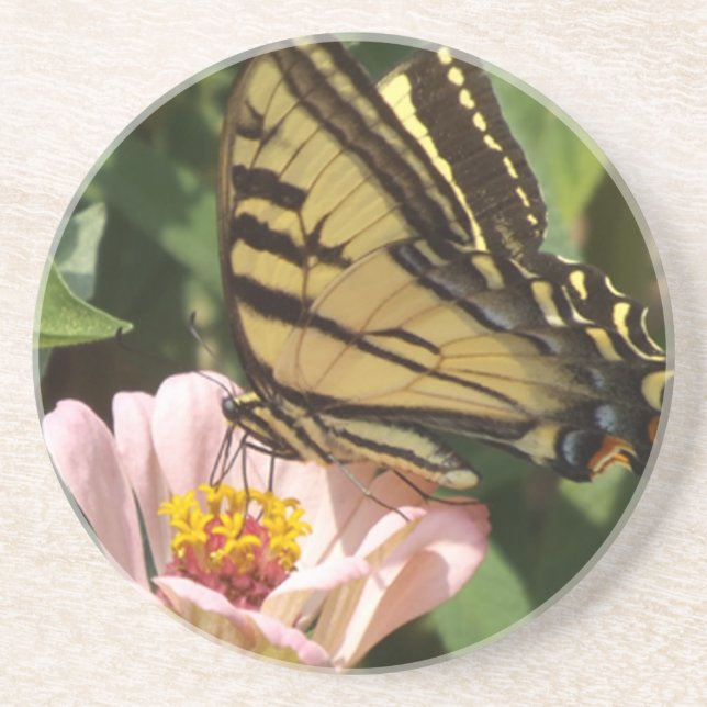 Schmetterling und Blume Untersetzer (Vorne)