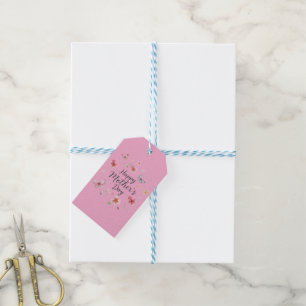 Schmetterling und Blumen Alles Gute zum Muttertag Geschenkanhänger