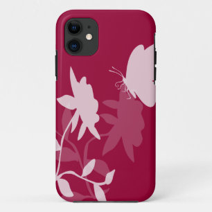 Schmetterling und Blumen iphone Abdeckungen 11 Hülle