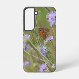 Schmetterling und Blumen Samsung Galaxy Hülle