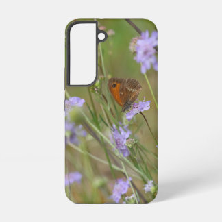 Schmetterling und Blumen Samsung Galaxy Hülle