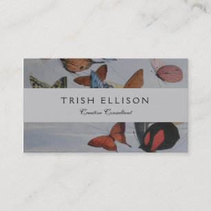 Schmetterling und Feenkönigin Schmetterlinge Feen Visitenkarte