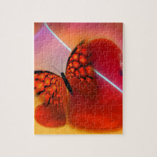 Schmetterling und Herz Puzzle