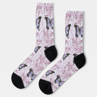 Schmetterling und rosa socken