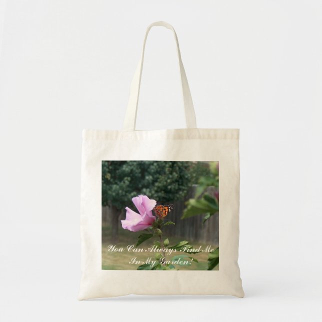 Schmetterling und Rose der Sharon Tote Tasche (Vorne)