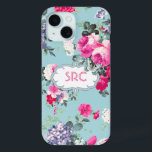Schmetterling und Rose iPhone 15 Hülle<br><div class="desc">Butterfly and Roses Pattern Design Custom Monogram iPhone Case. Perfekt Gift for her for Mother's Day / Birthday / Any Chance. Matching cards and ohrfeigen in the Holidays / Mother's Day Category of our store. Happy Mother's Day, Buona Festa della Mamma, Alles liebe zum Muttertag , Feliz día de la...</div>