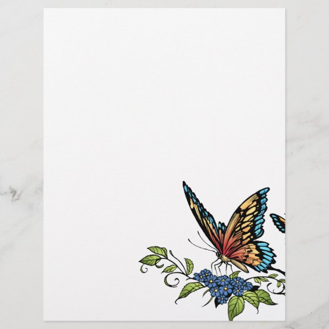 Schmetterling und Schmetterlinge in voller Farbe v (Vorderseite)