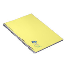 Schmetterling und Wildblume Notebook